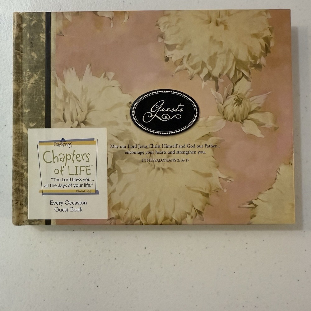Christian Guest Book with Scriptures Every Occasion‎ New